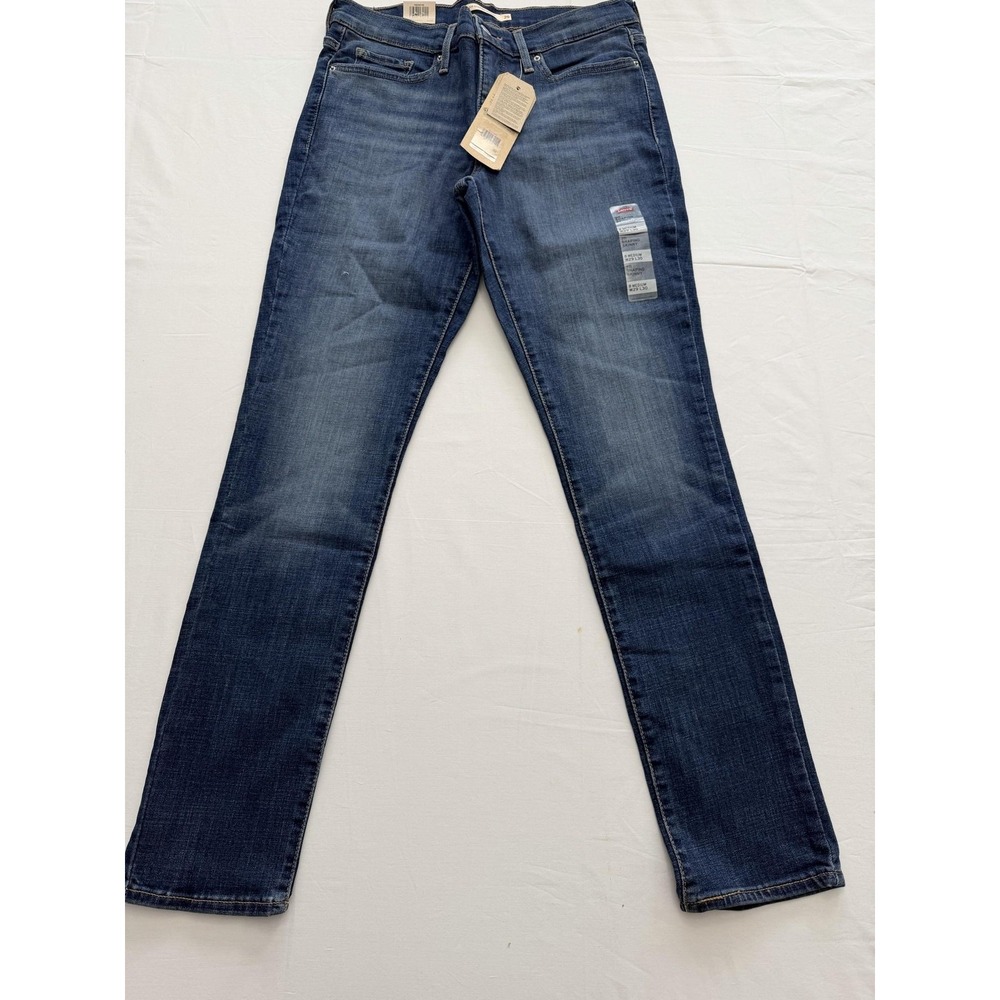 Levis 311 Shaping Skinny Jeans Womens 8 Blue Med Wash Mid Rise 29x30 Denim